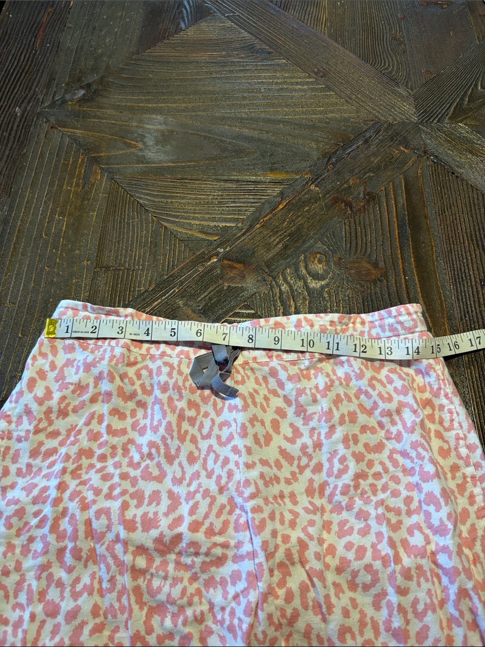 J. Crew Pink Leopard-Print Flared Joggers - Picture 3 of 7